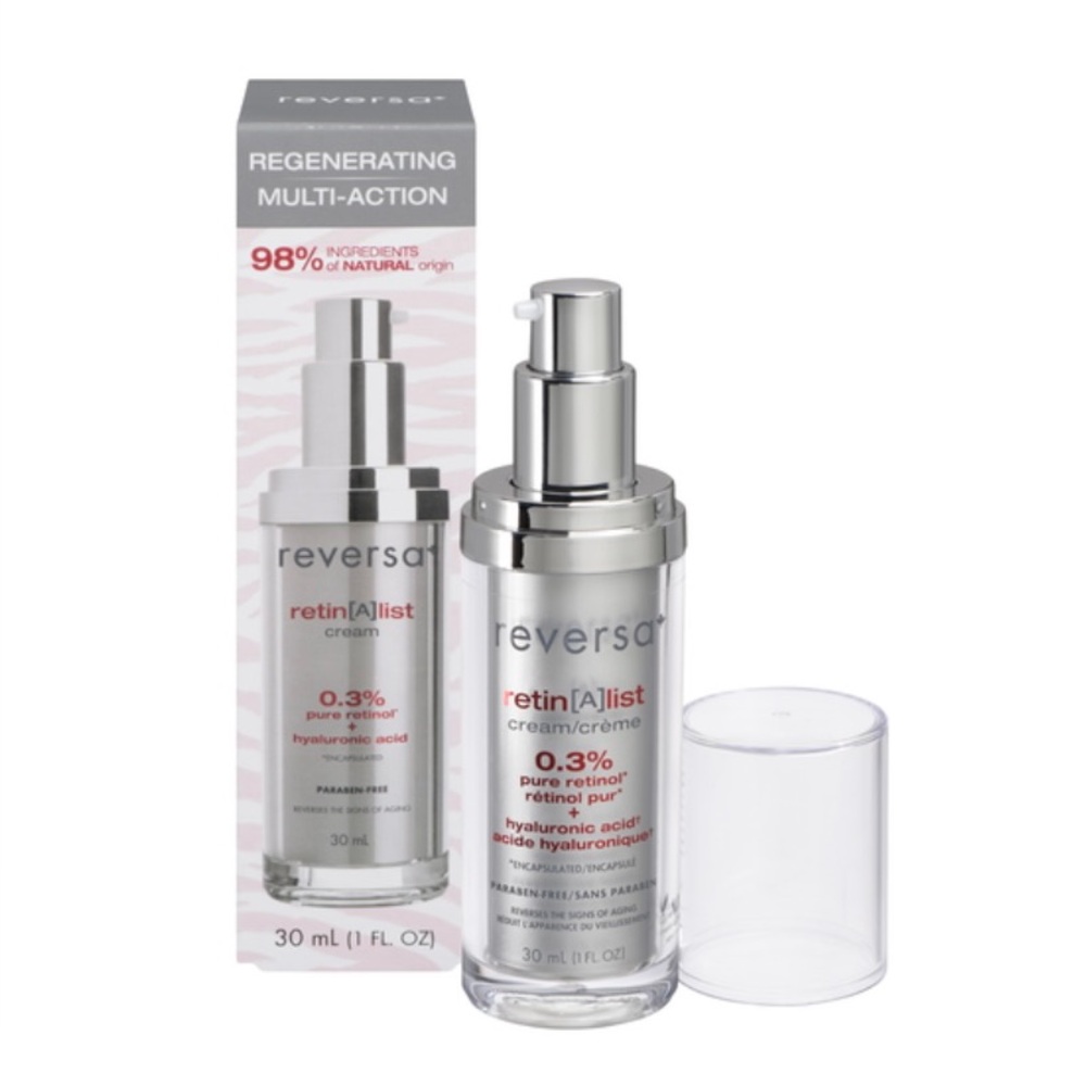 NEW Reversa RetinaList Night Cream 30ml Vegan Skin Care Moisturizer